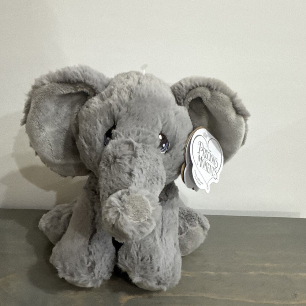 Precious Moments Tuk Elephant Plush Stuffed Animal Toy 8.5" New w/ Tags